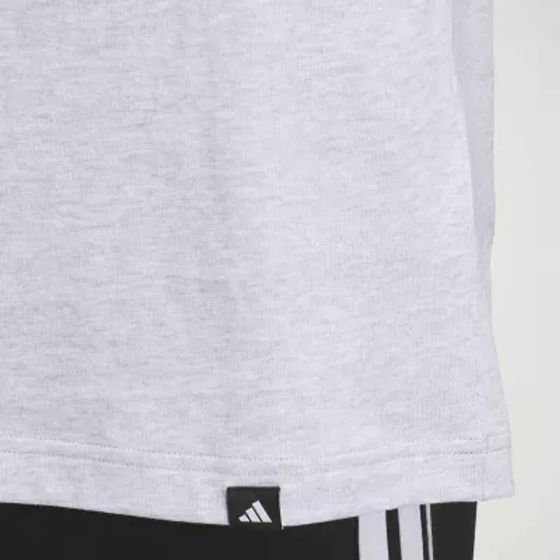 adidas Mens Crew Neck Short Sleeve Regular Fit Graphic T-Shirt