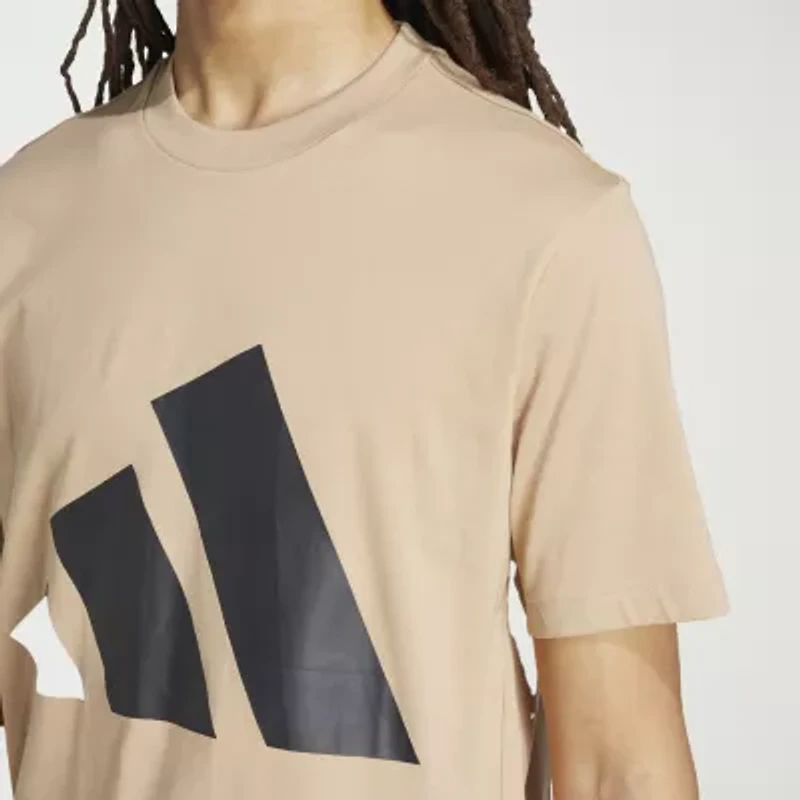 adidas Mens Crew Neck Short Sleeve Regular Fit Graphic T-Shirt