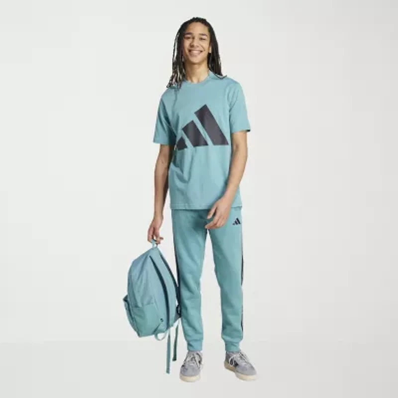 adidas Mens Crew Neck Short Sleeve Graphic T-Shirt