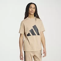 adidas Mens Crew Neck Short Sleeve Regular Fit Graphic T-Shirt