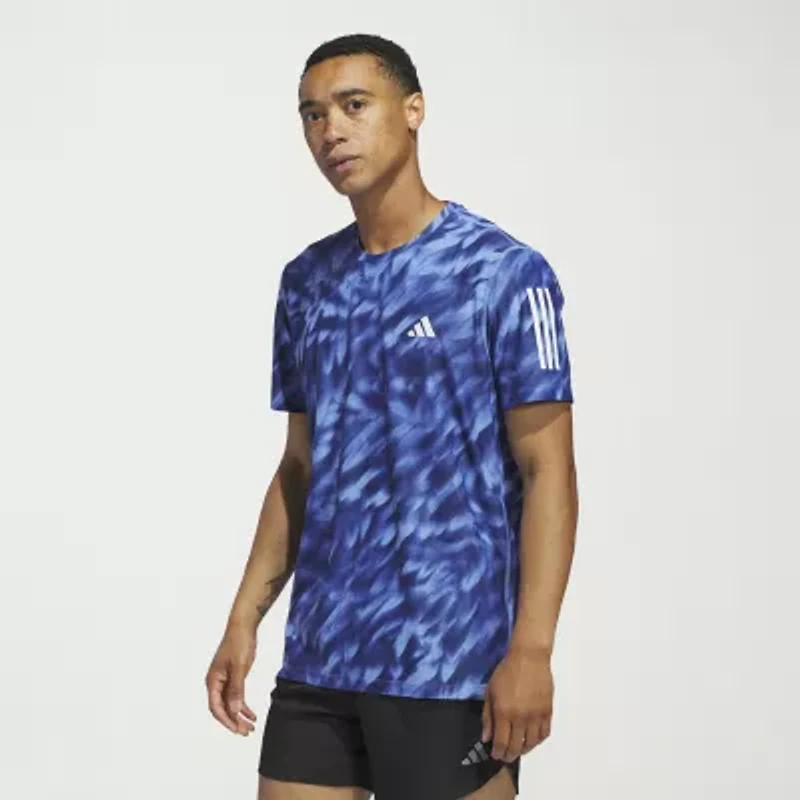 adidas Mens Crew Neck Short Sleeve Active T-Shirt