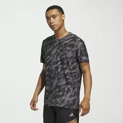 adidas Mens Crew Neck Short Sleeve Active T-Shirt