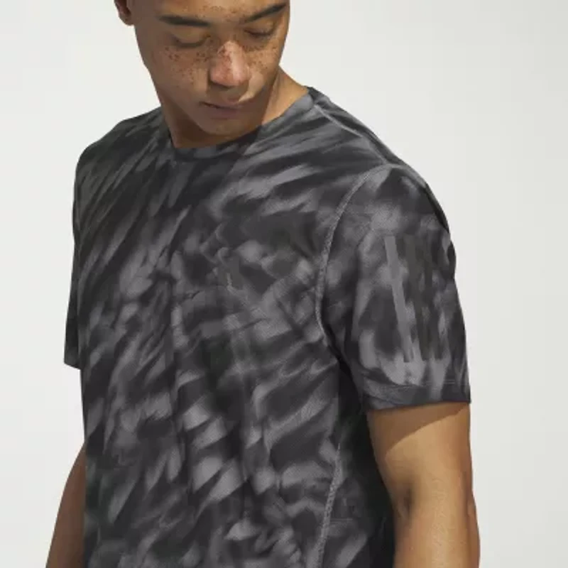 adidas Mens Crew Neck Short Sleeve Active T-Shirt