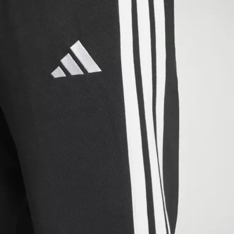 adidas Essential 3-Stripe Mens Regular Fit Big and Tall Fleece Sweatpant