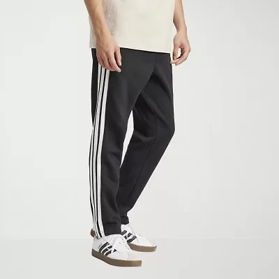 adidas 3 Stripe Mens Regular Fit Big and Tall Fleece Sweatpant