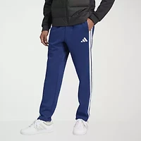 adidas 3 Stripe Mens Regular Fit Big and Tall Fleece Sweatpant