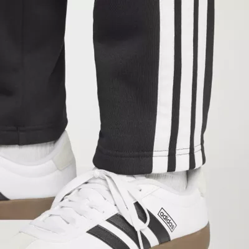 adidas Essential 3-Stripe Mens Regular Fit Big and Tall Fleece Sweatpant