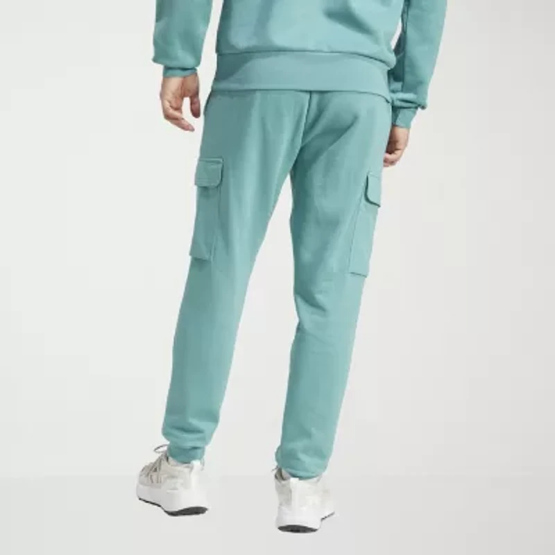 adidas Feel Cozy Fleece Mens Cuffed Mid Rise Big and Tall Active Cargo Pant