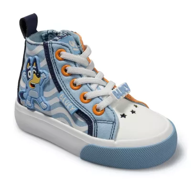 Ground Up Bluey High Top Toddler Unisex Sneakers
