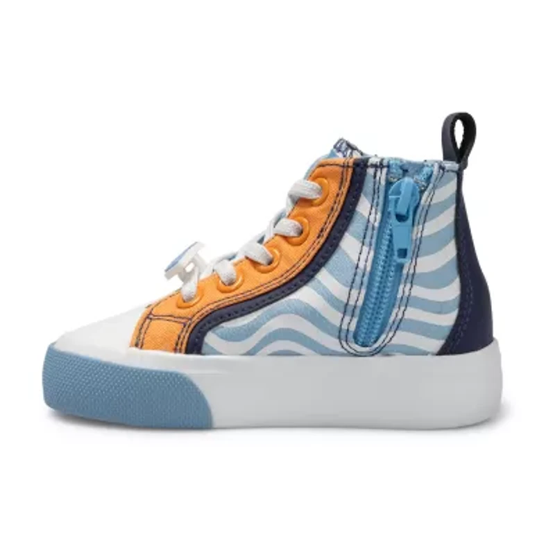 Ground Up Bluey High Top Toddler Unisex Sneakers