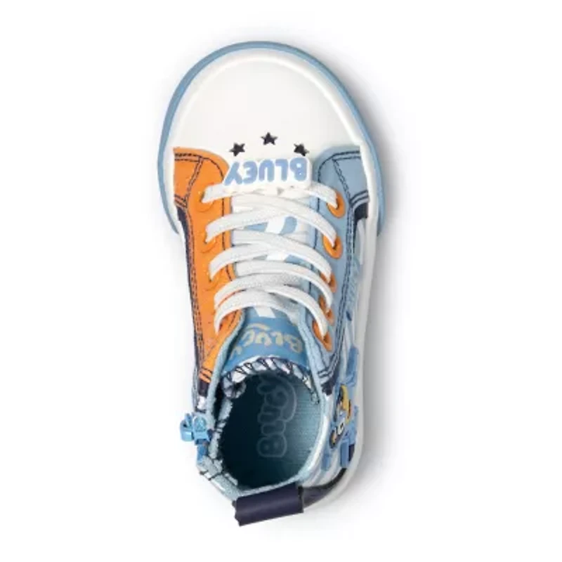 Ground Up Bluey High Top Toddler Unisex Sneakers
