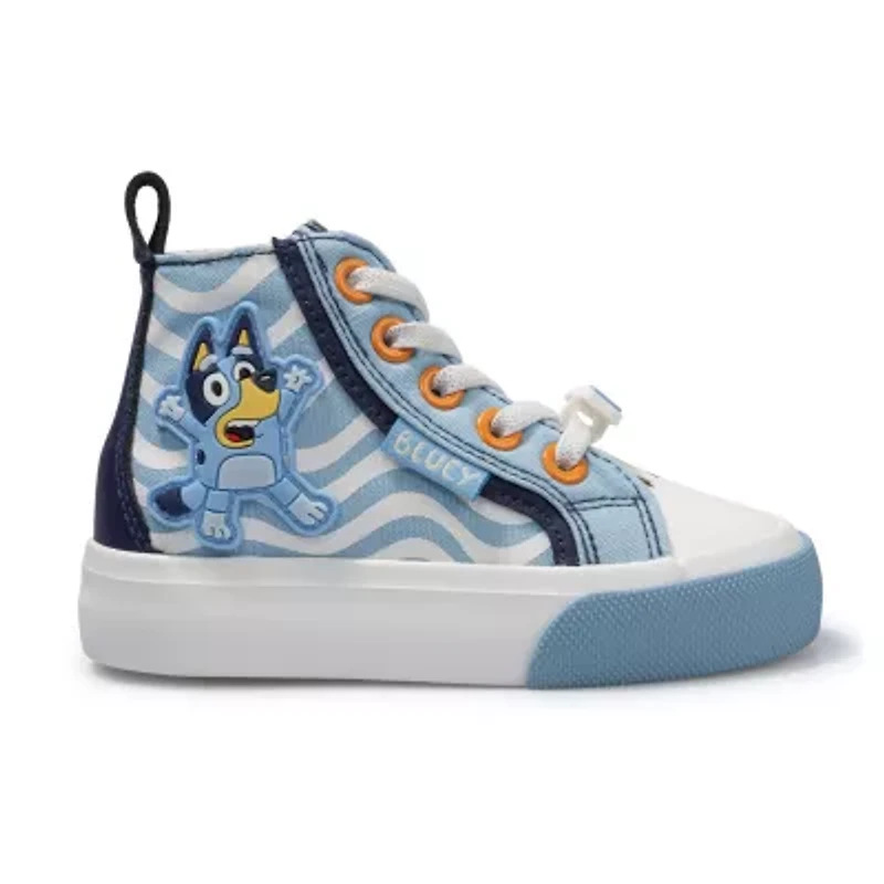 Ground Up Bluey High Top Toddler Unisex Sneakers