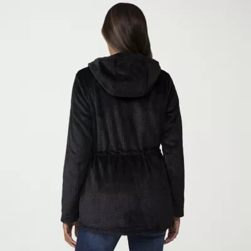 Free Country Womens Fleece Easy-on + Easy-off Lightweight Jacket