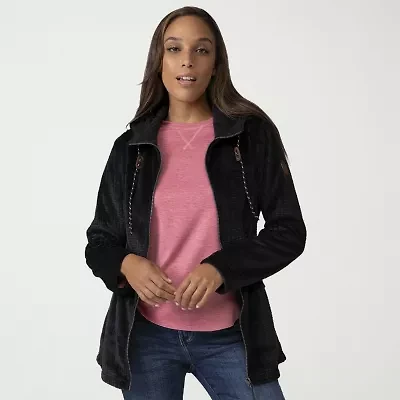 Free Country Womens Fleece Easy-on + Easy-off Lightweight Jacket