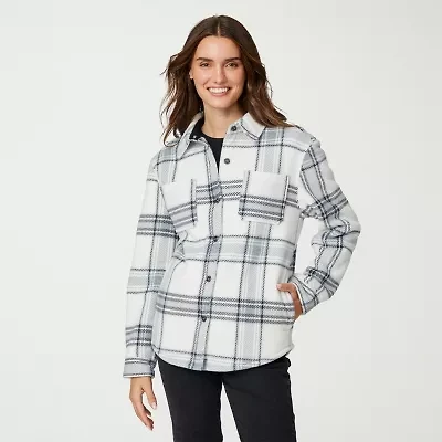 Free Country Womens Fleece Easy-on + Easy-off Lightweight Jacket