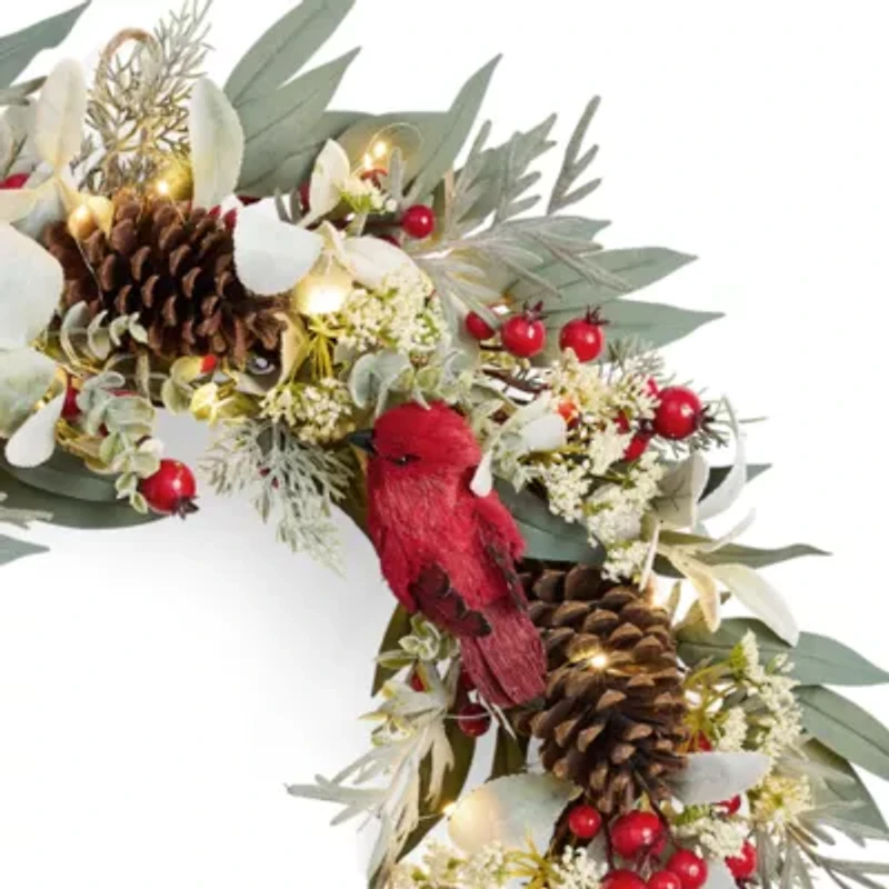 Martha Stewart Cardinal Wreath