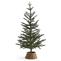 North Pole Trading Co. 36in Willow Pot Christmas Tabletop Tree
