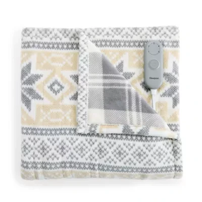 Beautyrest Ultra-Soft Plush Reversible Heated Throw