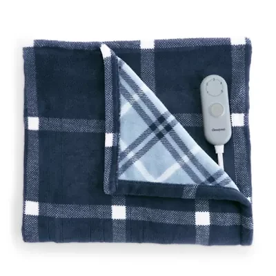 Beautyrest Ultra-Soft Plush Reversible Heated Throw