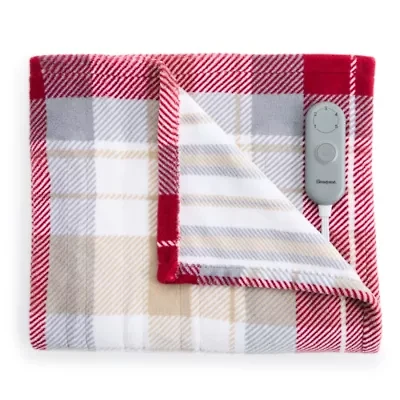 Beautyrest Ultra-Soft Plush Reversible Heated Throw
