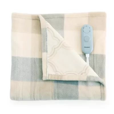 Beautyrest Ultra-Soft Plush Reversible Electric Throw