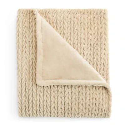 Fieldcrest Diamond Mink Throw