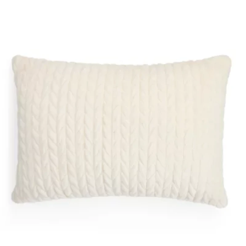 Fieldcrest Faux Mink 14x20 Lumbar Pillow