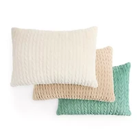 Fieldcrest Faux Mink 14x20 Lumbar Pillow