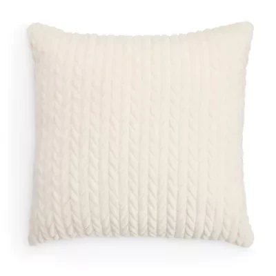 Fieldcrest Faux Mink 20x20 Square Throw Pillow