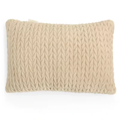 Fieldcrest Faux Mink Lumbar Pillow