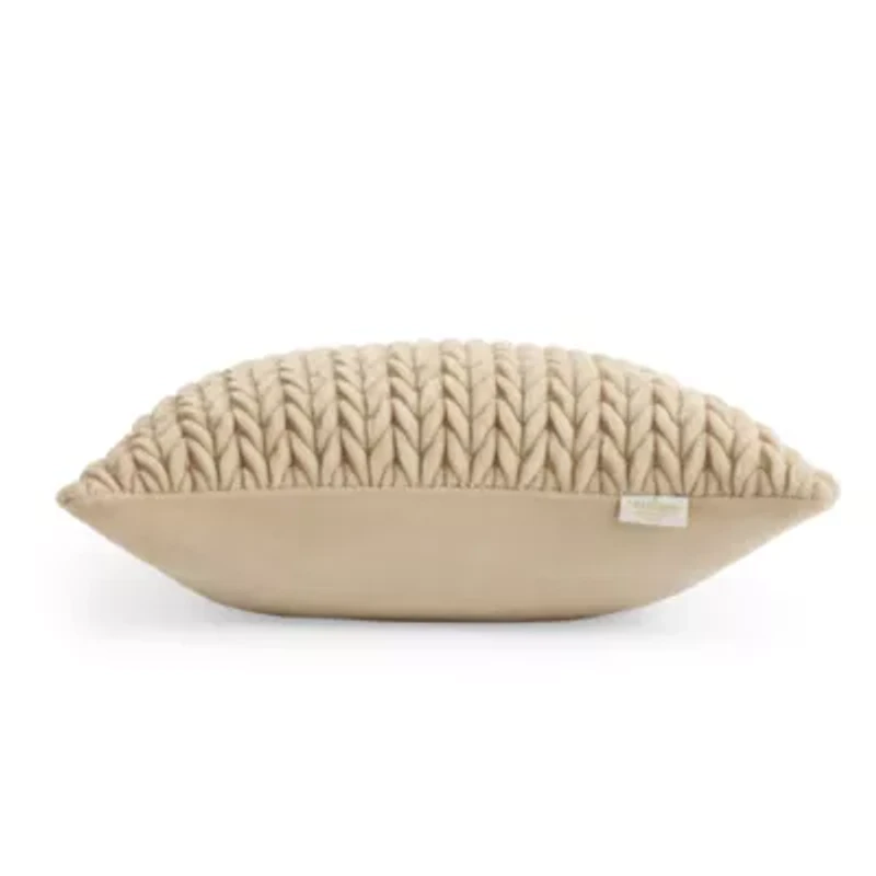 Fieldcrest Faux Mink Square Throw Pillow