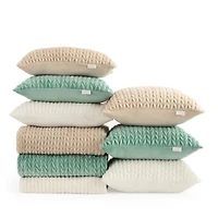 Fieldcrest Faux Mink Square Throw Pillow