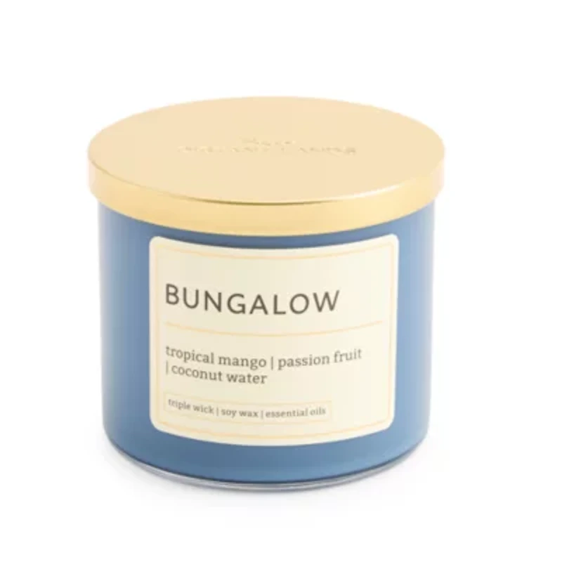 Distant Lands 14oz Bungalow 3-Wick Scented Jar Candle
