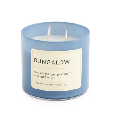 Distant Lands 14oz Bungalow 3-Wick Scented Jar Candle
