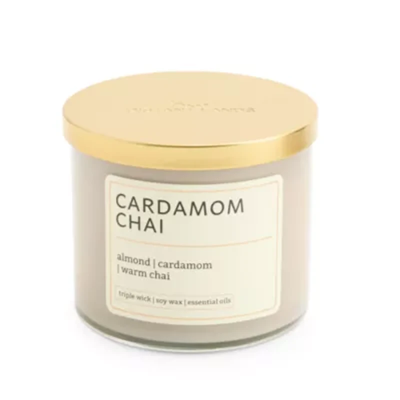 Distant Lands Cardamom Chai 3-Wick Scented Jar Candle