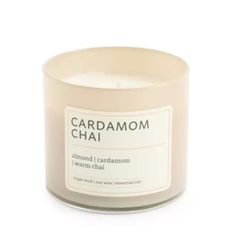 Distant Lands Cardamom Chai 3-Wick Scented Jar Candle