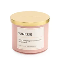 Distant Lands 14oz  Sunrise 3-Wick Scented Jar Candle