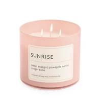Distant Lands 14oz  Sunrise 3-Wick Scented Jar Candle