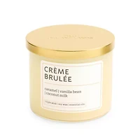 Distant Lands 14oz Creme Brulee 3-Wick Scented Jar Candle
