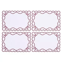 Homewear Embroidered Bow 4-pc. Placemat