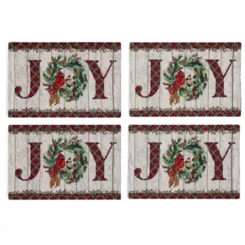 Homewear Joy 4-pc. Placemat