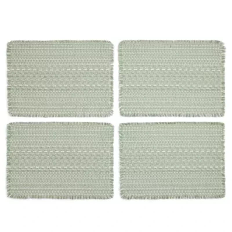 Homewear Haisley 4-pc. Placemat with Fringe