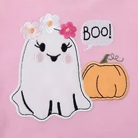 Baby Essentials Halloween Girls 3-pc. Clothing Set
