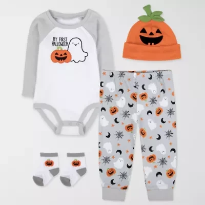 Baby Essentials First Halloween Boys 4-pc. Clothing Set