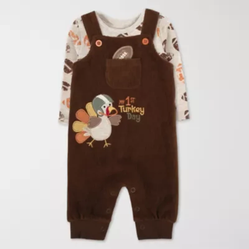 Baby Essentials First Thanksgiving Boys 2-pc. Clothing Set