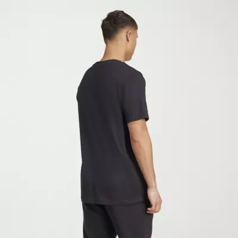 adidas Mens Crew Neck Short Sleeve Graphic T-Shirt