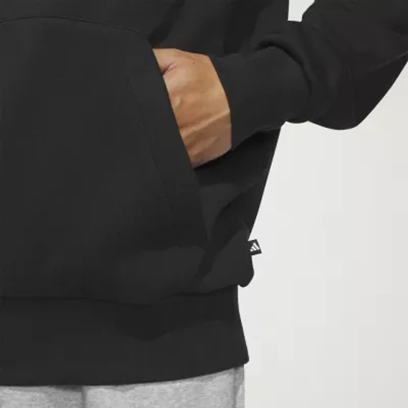 adidas Mens Long Sleeve Fleece Active Hoodie