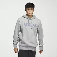 adidas Mens Long Sleeve Fleece Active Hoodie