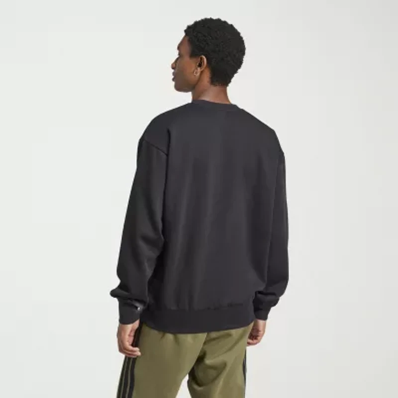 adidas Feel Cozy Mens Crew Neck Long Sleeve Sweatshirt