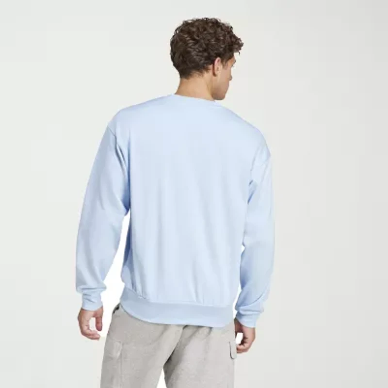 adidas Feel Cozy Mens Crew Neck Long Sleeve Sweatshirt